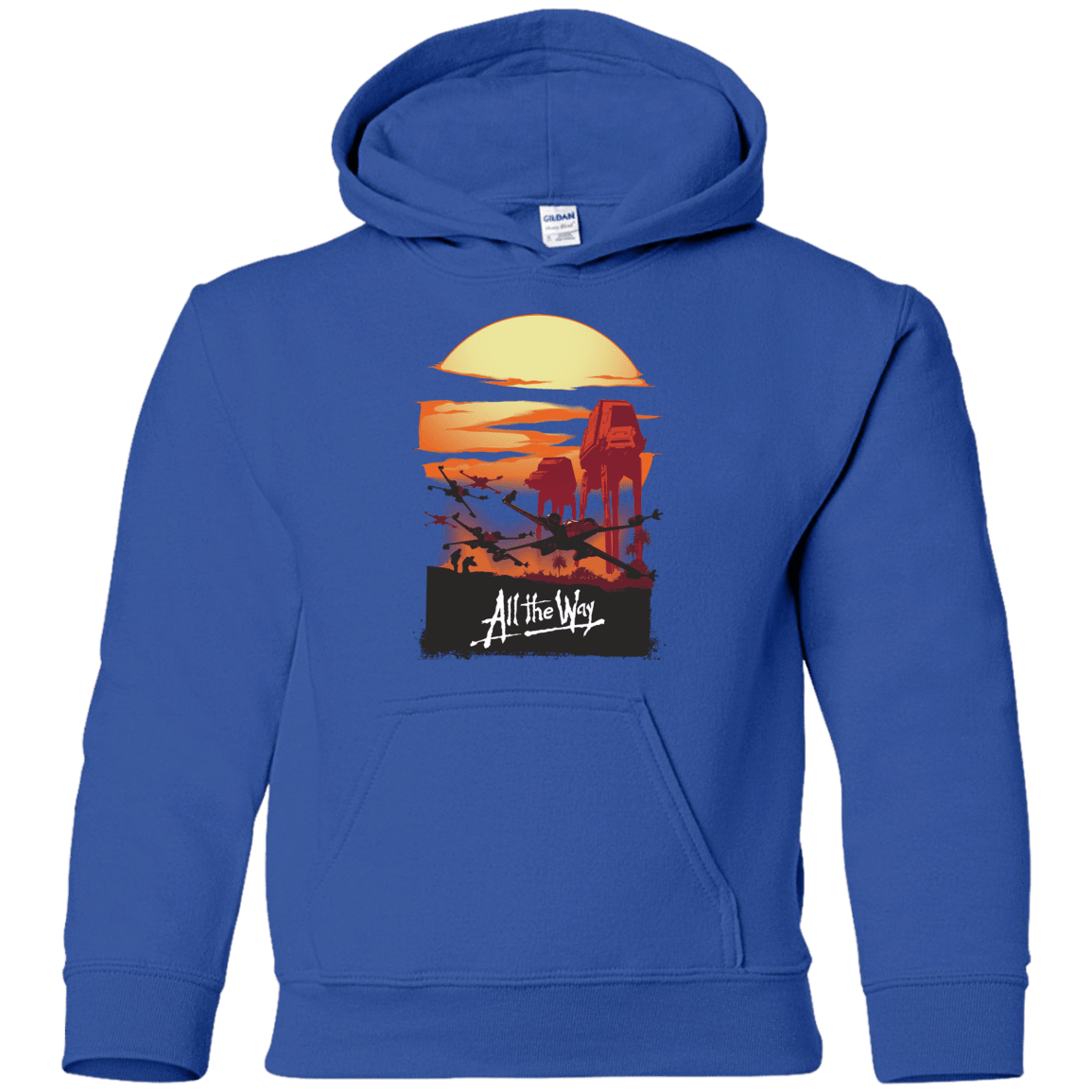 Sweatshirts Royal / YS All The Way Youth Hoodie