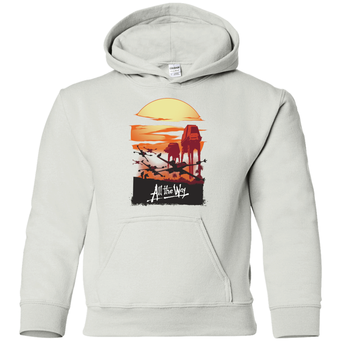 Sweatshirts White / YS All The Way Youth Hoodie