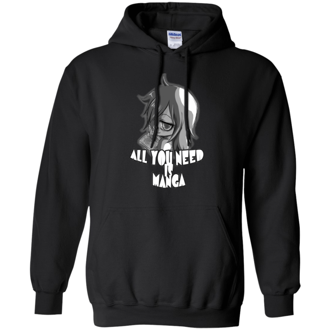 Sweatshirts Black / Small All You Need is Manga Pullover Hoodie
