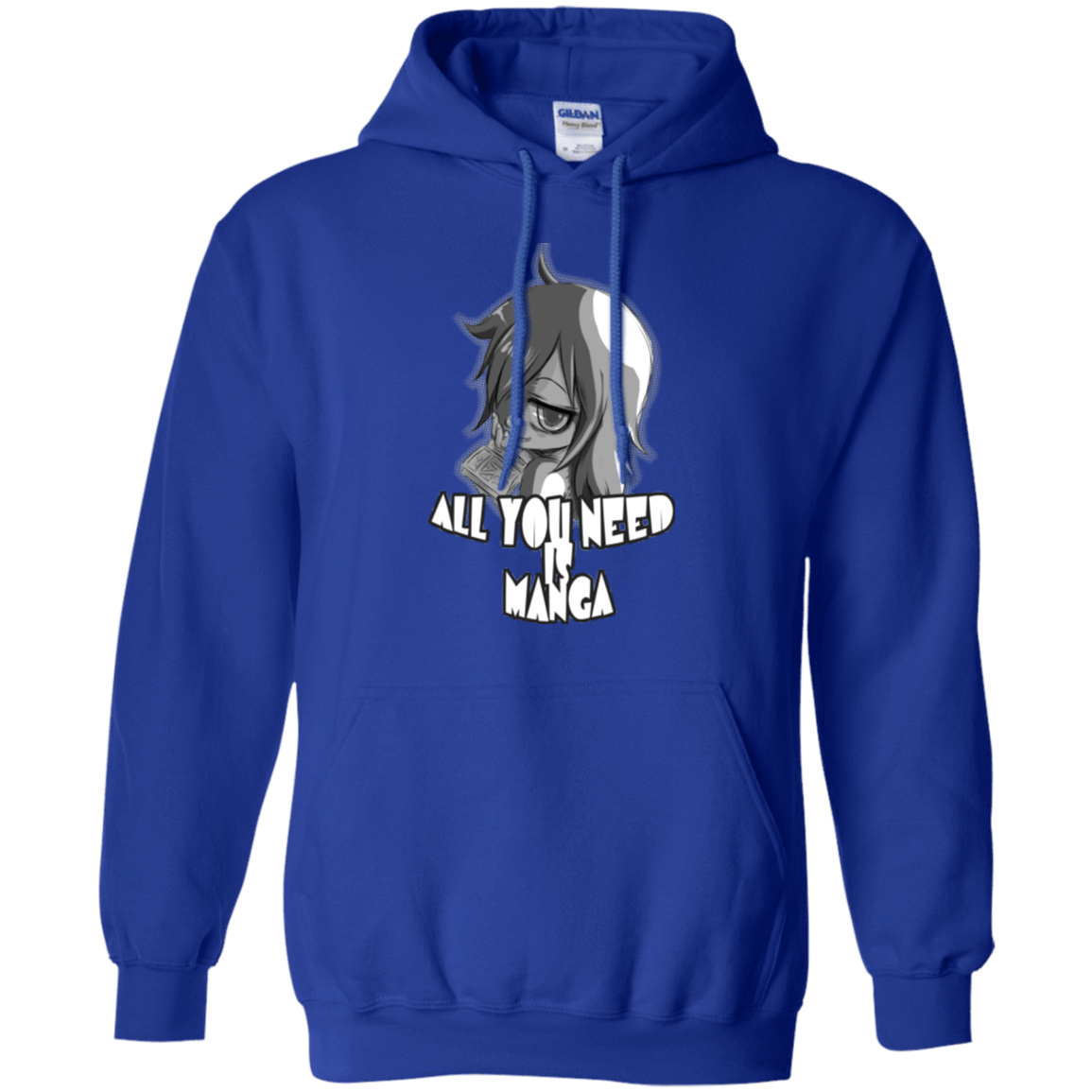 Sweatshirts Royal / Small All You Need is Manga Pullover Hoodie