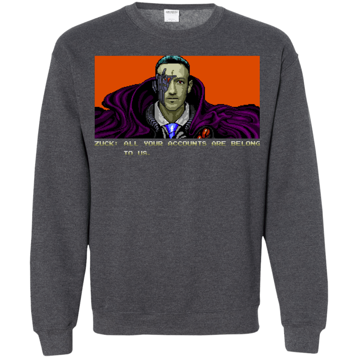 Sweatshirts Dark Heather / S All Your Accounts Crewneck Sweatshirt