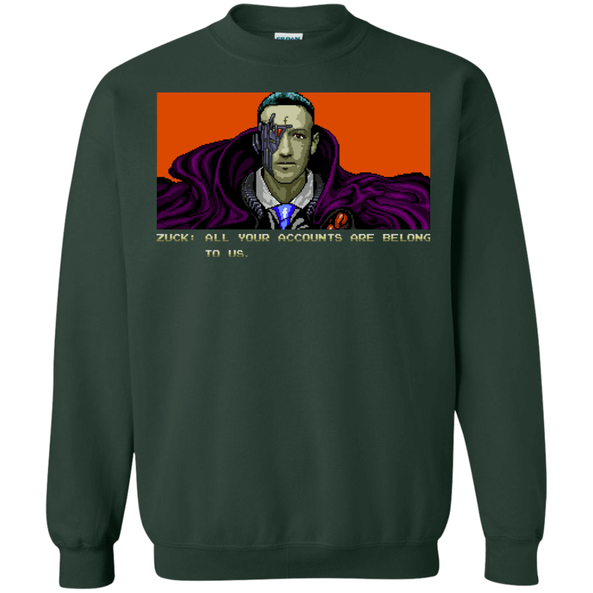 Sweatshirts Forest Green / S All Your Accounts Crewneck Sweatshirt