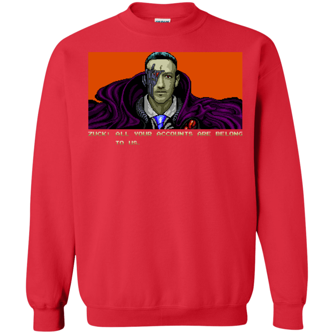 Sweatshirts Red / S All Your Accounts Crewneck Sweatshirt