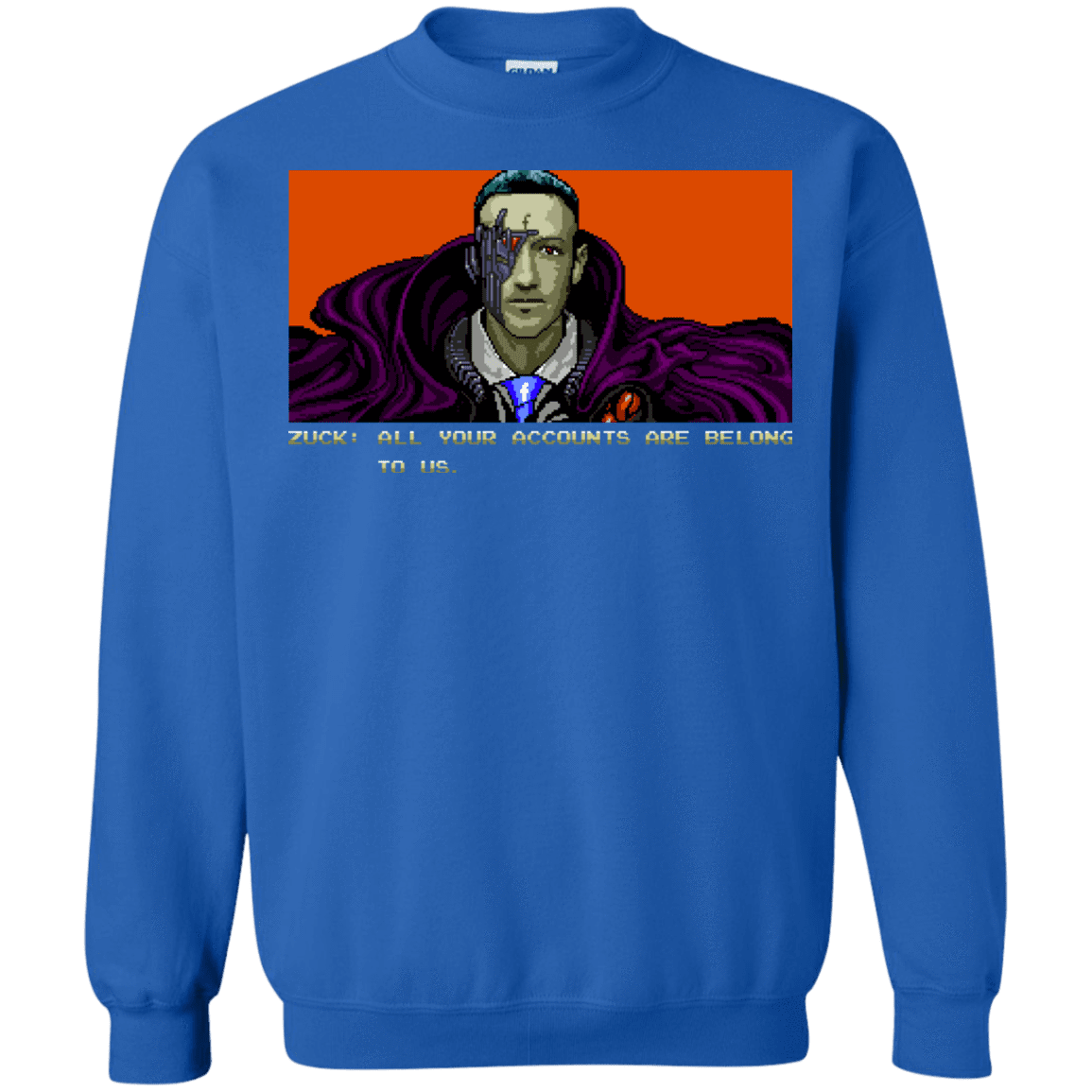 Sweatshirts Royal / S All Your Accounts Crewneck Sweatshirt