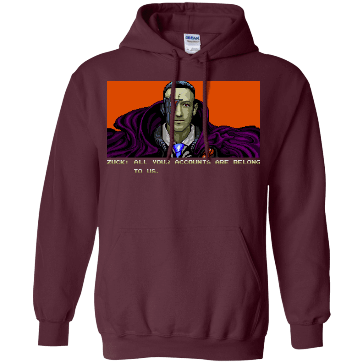 Sweatshirts Maroon / S All Your Accounts Pullover Hoodie