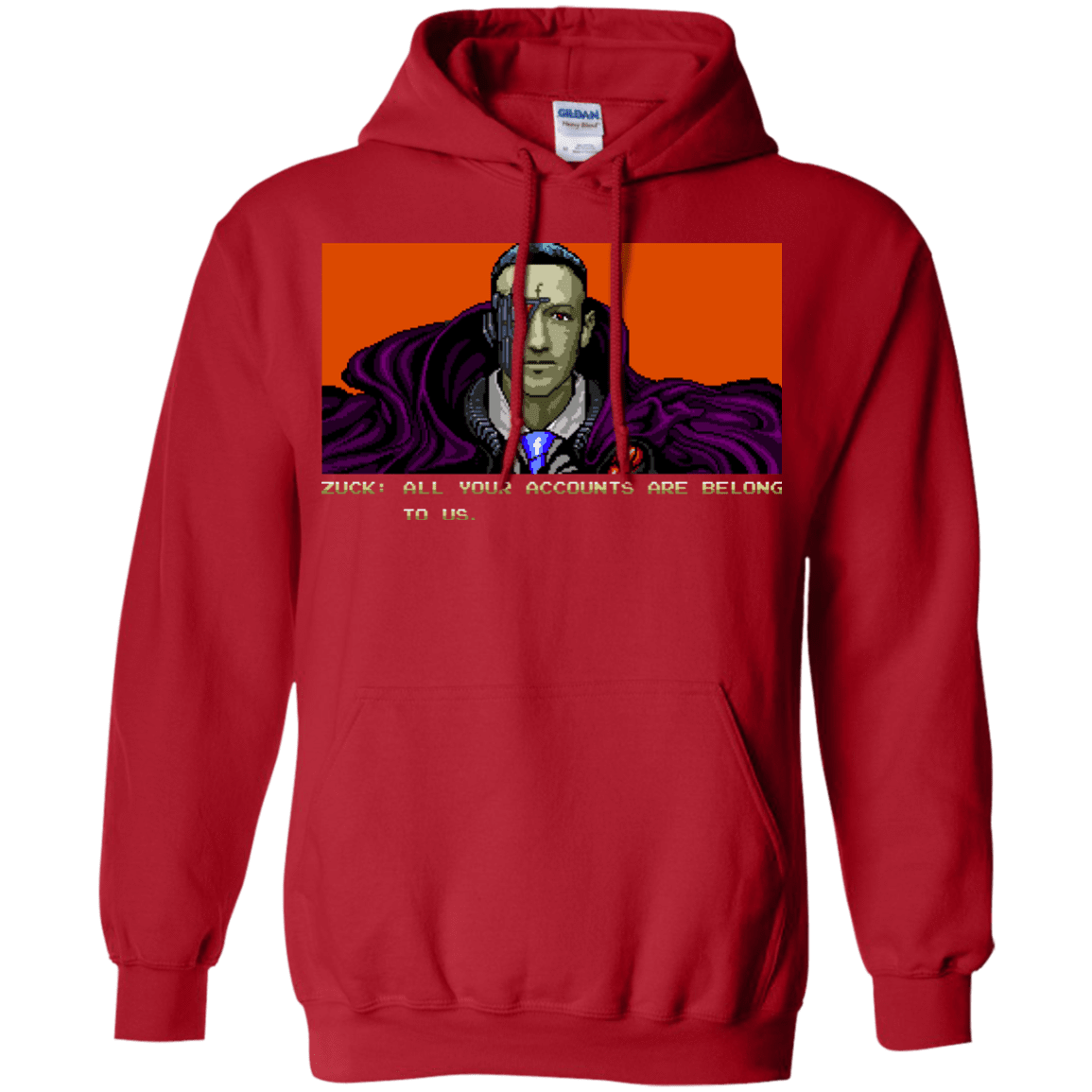 Sweatshirts Red / S All Your Accounts Pullover Hoodie