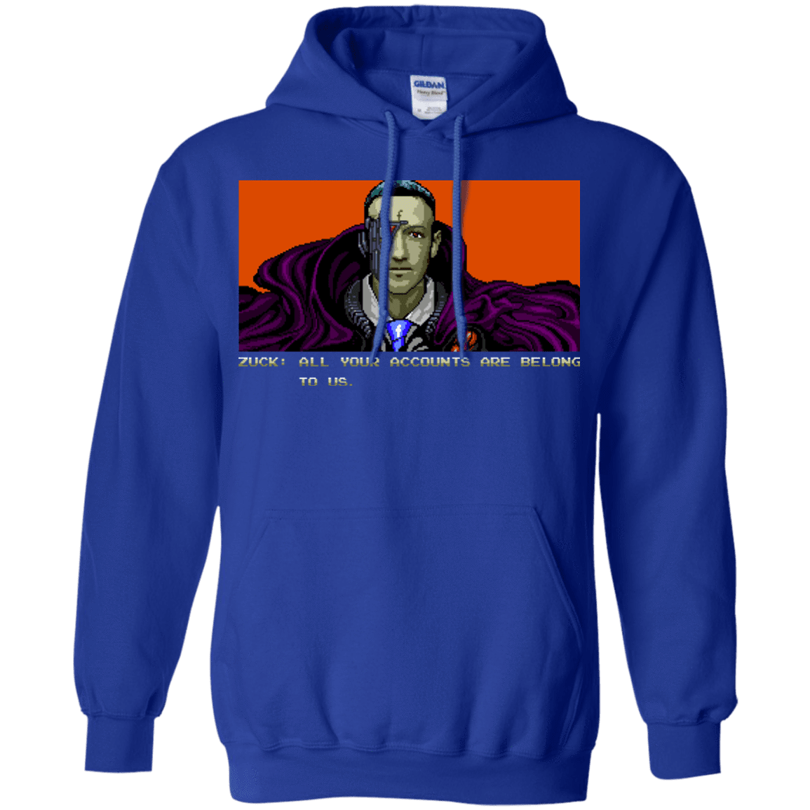 Sweatshirts Royal / S All Your Accounts Pullover Hoodie