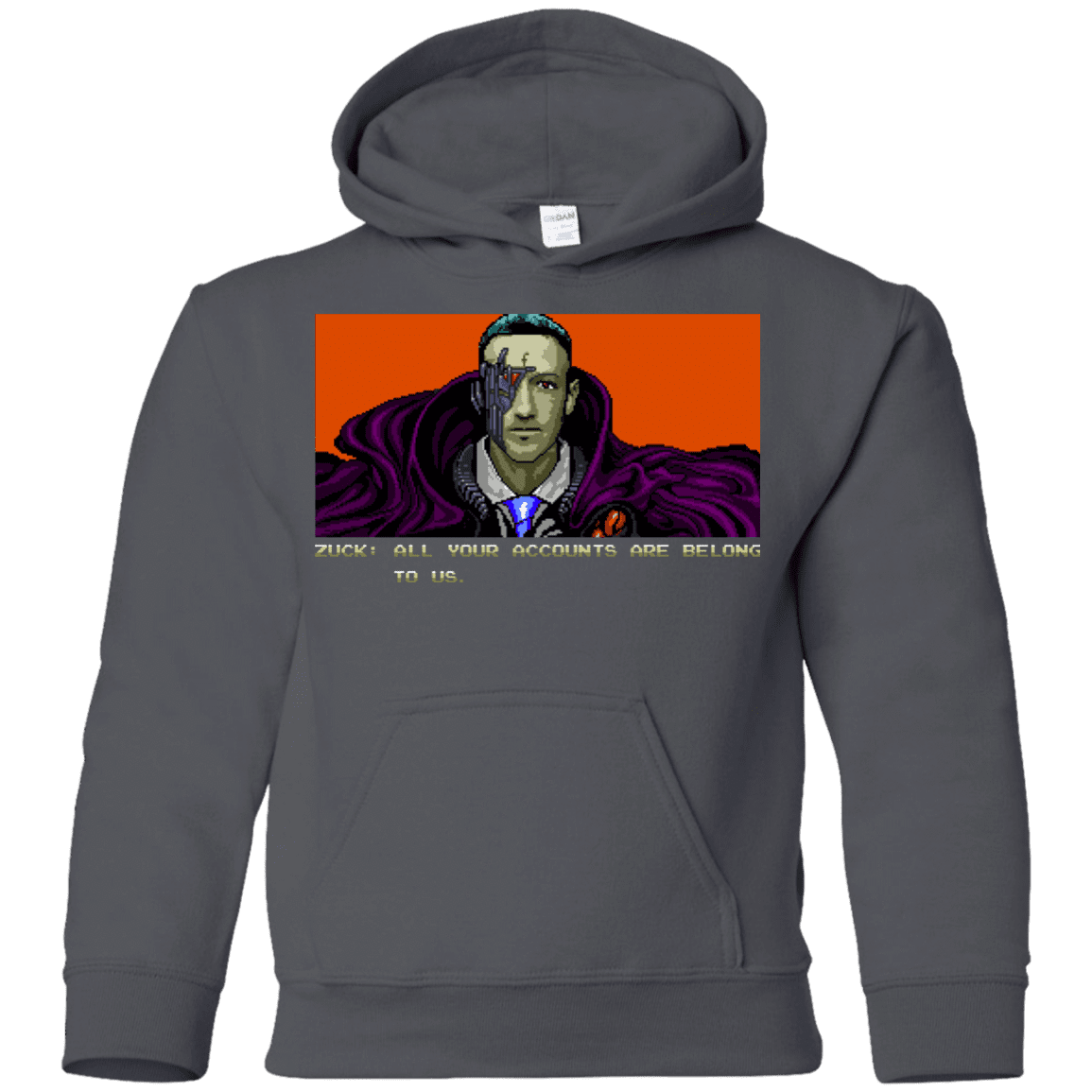 Sweatshirts Charcoal / YS All Your Accounts Youth Hoodie