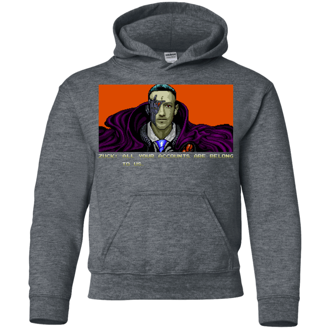 Sweatshirts Dark Heather / YS All Your Accounts Youth Hoodie