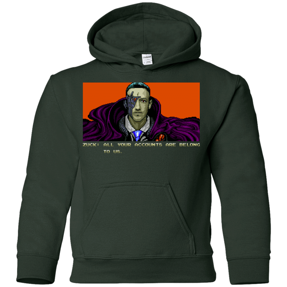 Sweatshirts Forest Green / YS All Your Accounts Youth Hoodie