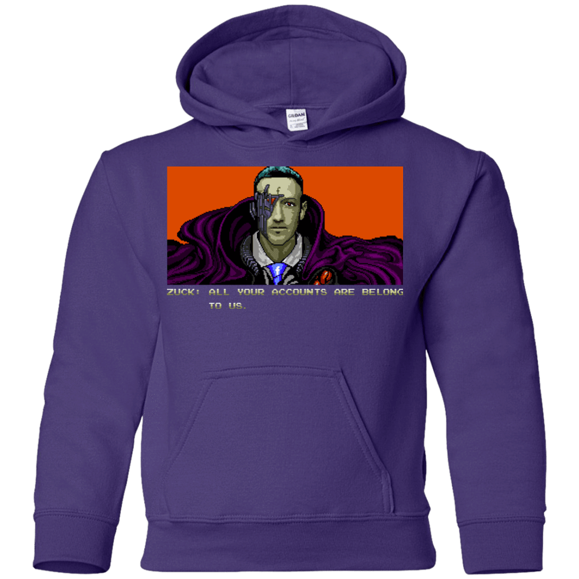Sweatshirts Purple / YS All Your Accounts Youth Hoodie