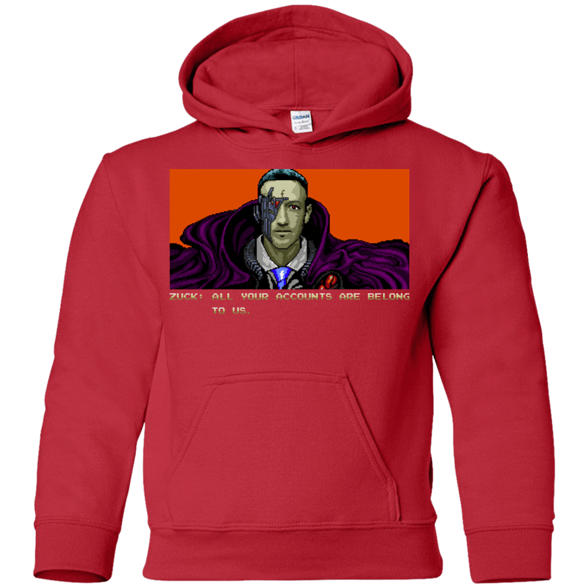 Sweatshirts Red / YS All Your Accounts Youth Hoodie