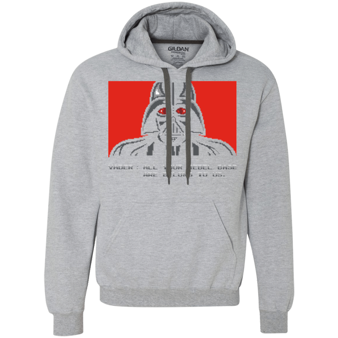 Sweatshirts Sport Grey / Small All your rebel base are belongs to us Premium Fleece Hoodie