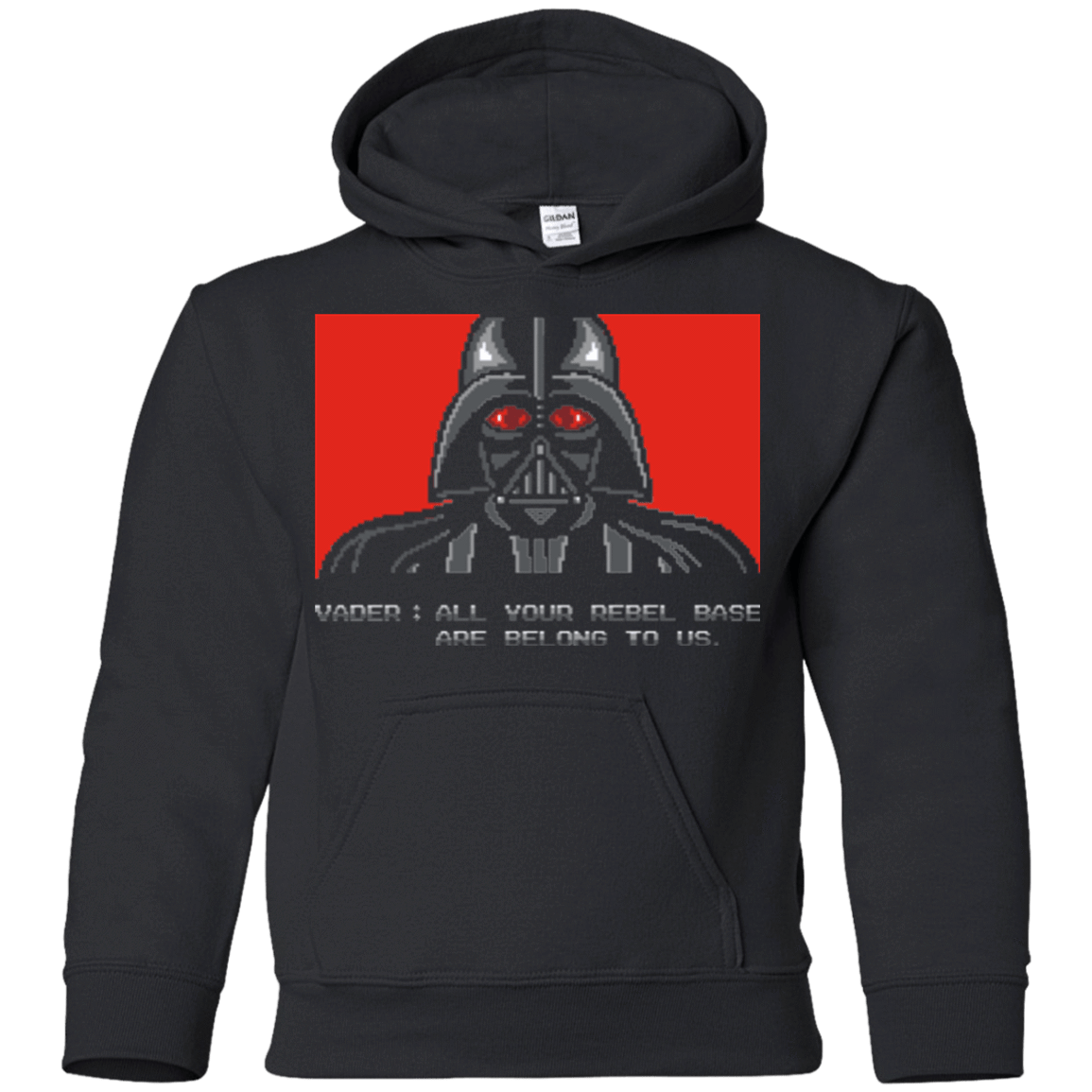 Sweatshirts Black / YS All your rebel base are belongs to us Youth Hoodie