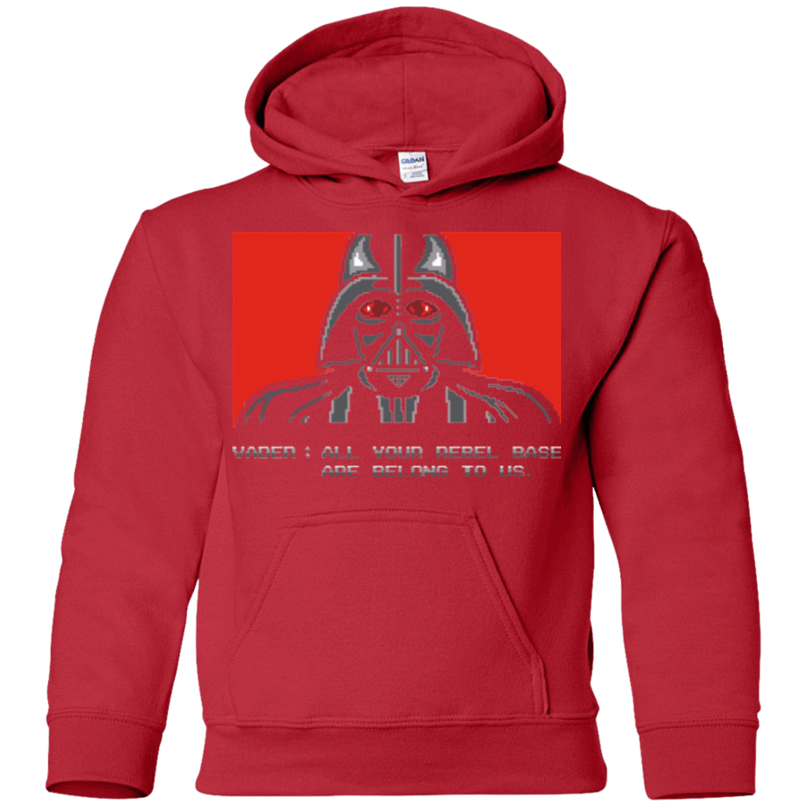 Sweatshirts Red / YS All your rebel base are belongs to us Youth Hoodie