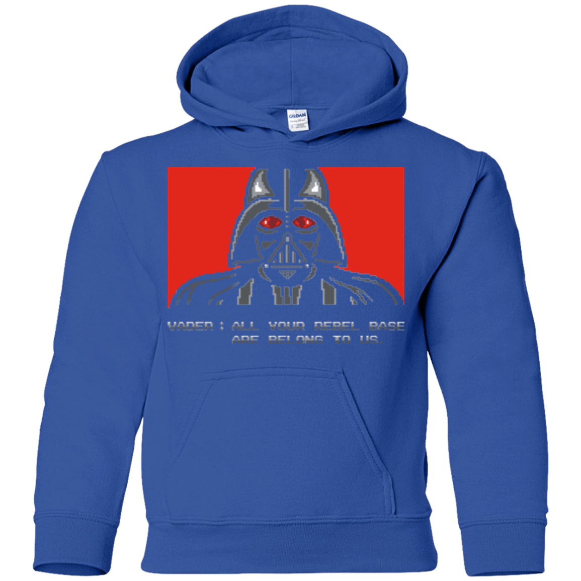 Sweatshirts Royal / YS All your rebel base are belongs to us Youth Hoodie