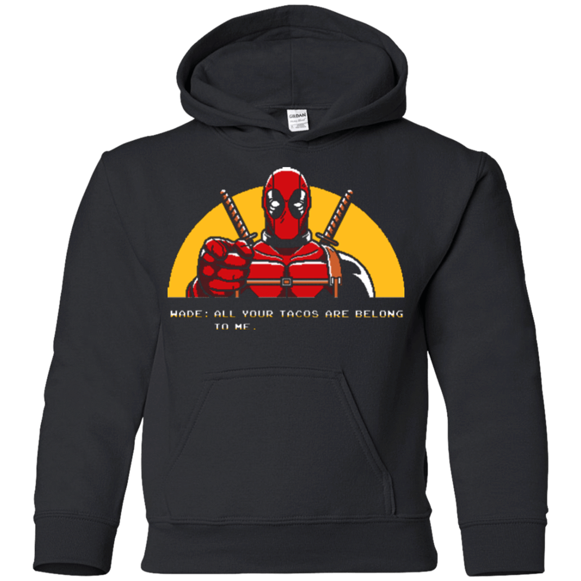 Sweatshirts Black / YS All Your Tacos Are Belong To Me Youth Hoodie