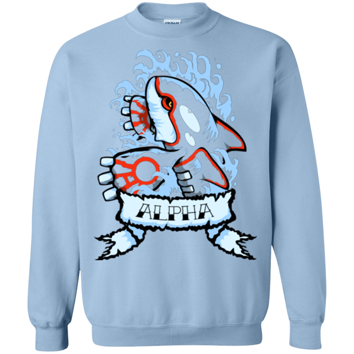 Sweatshirts Light Blue / Small Alpha Crewneck Sweatshirt
