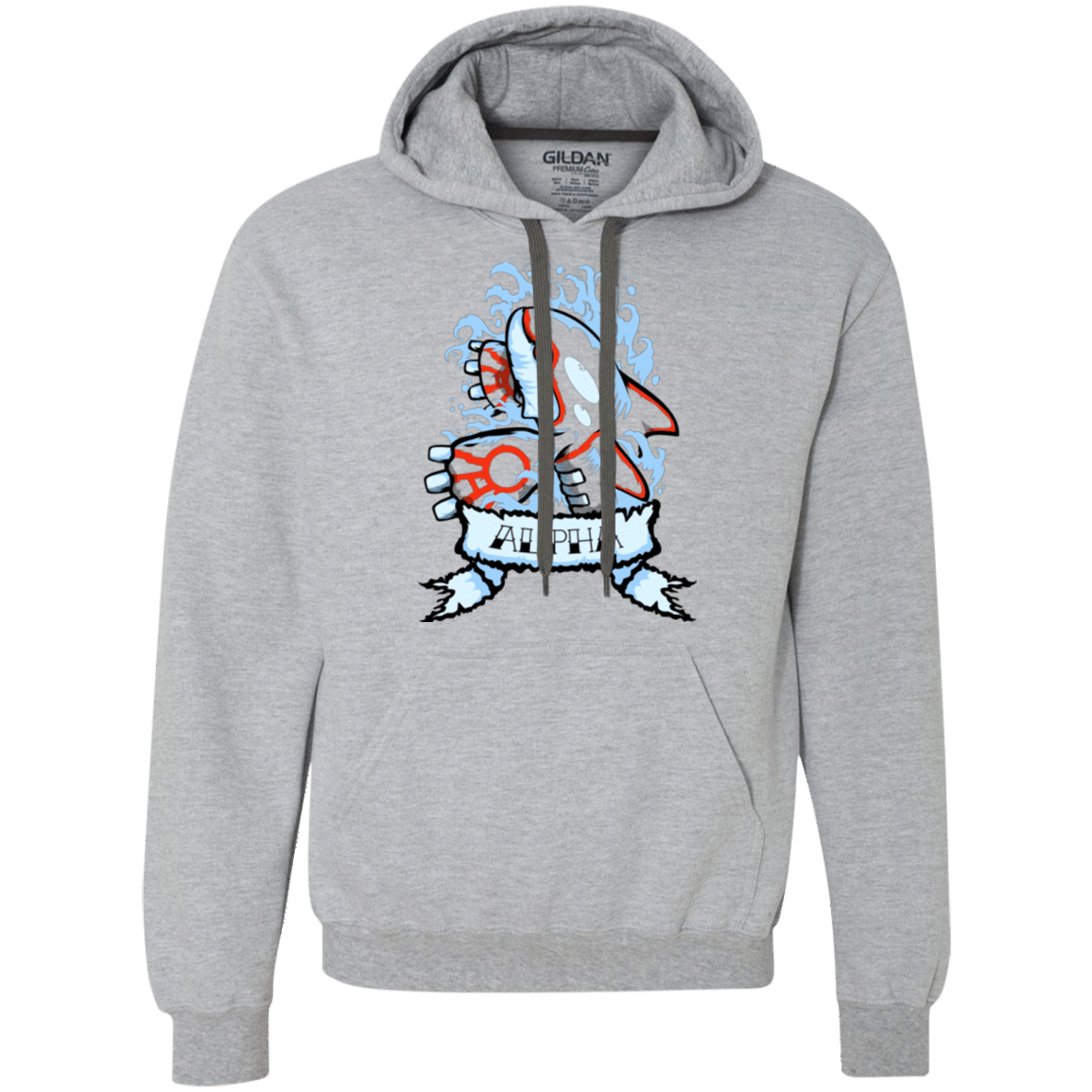 Sweatshirts Sport Grey / Small Alpha Premium Fleece Hoodie