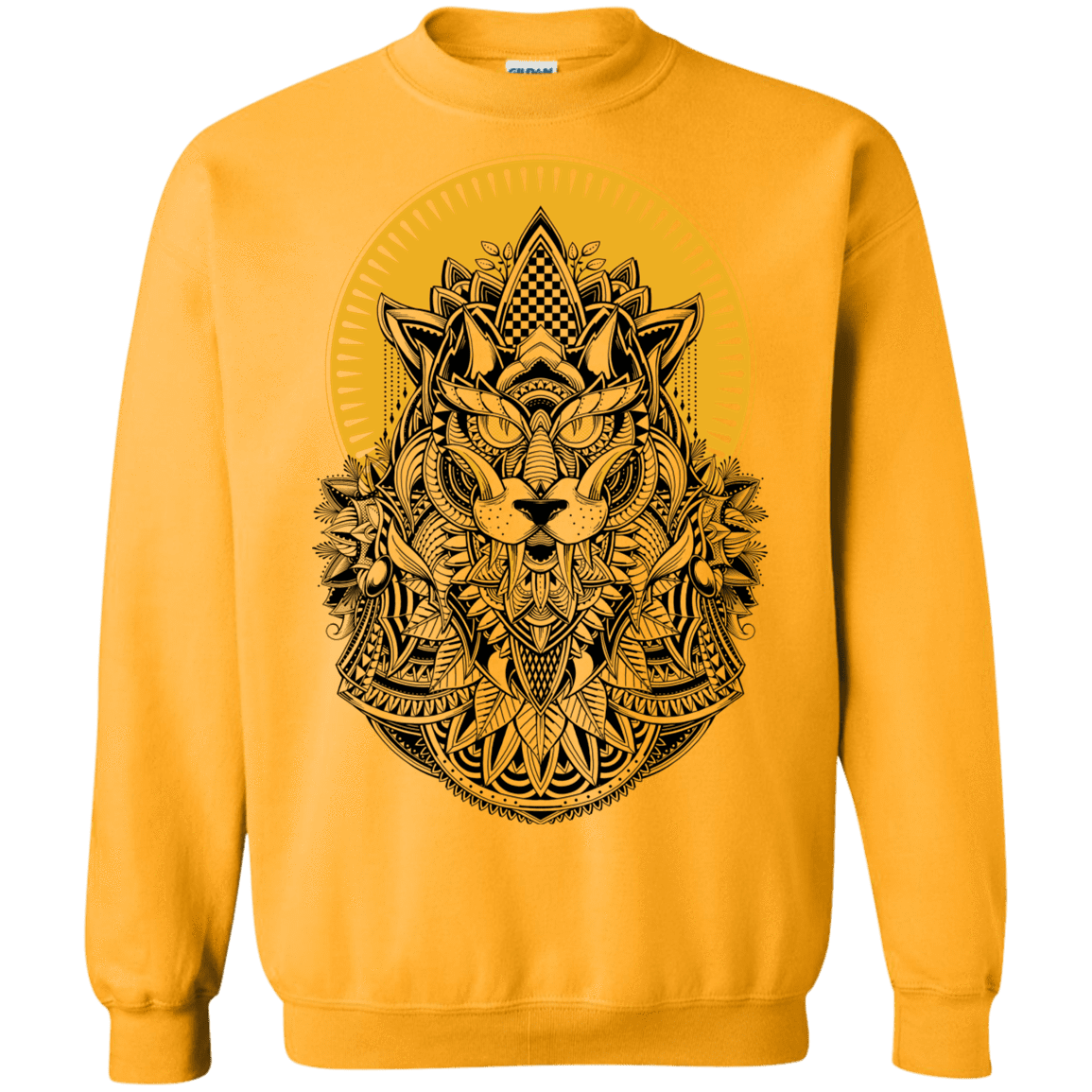Sweatshirts Gold / S Alpha Wolf Crewneck Sweatshirt
