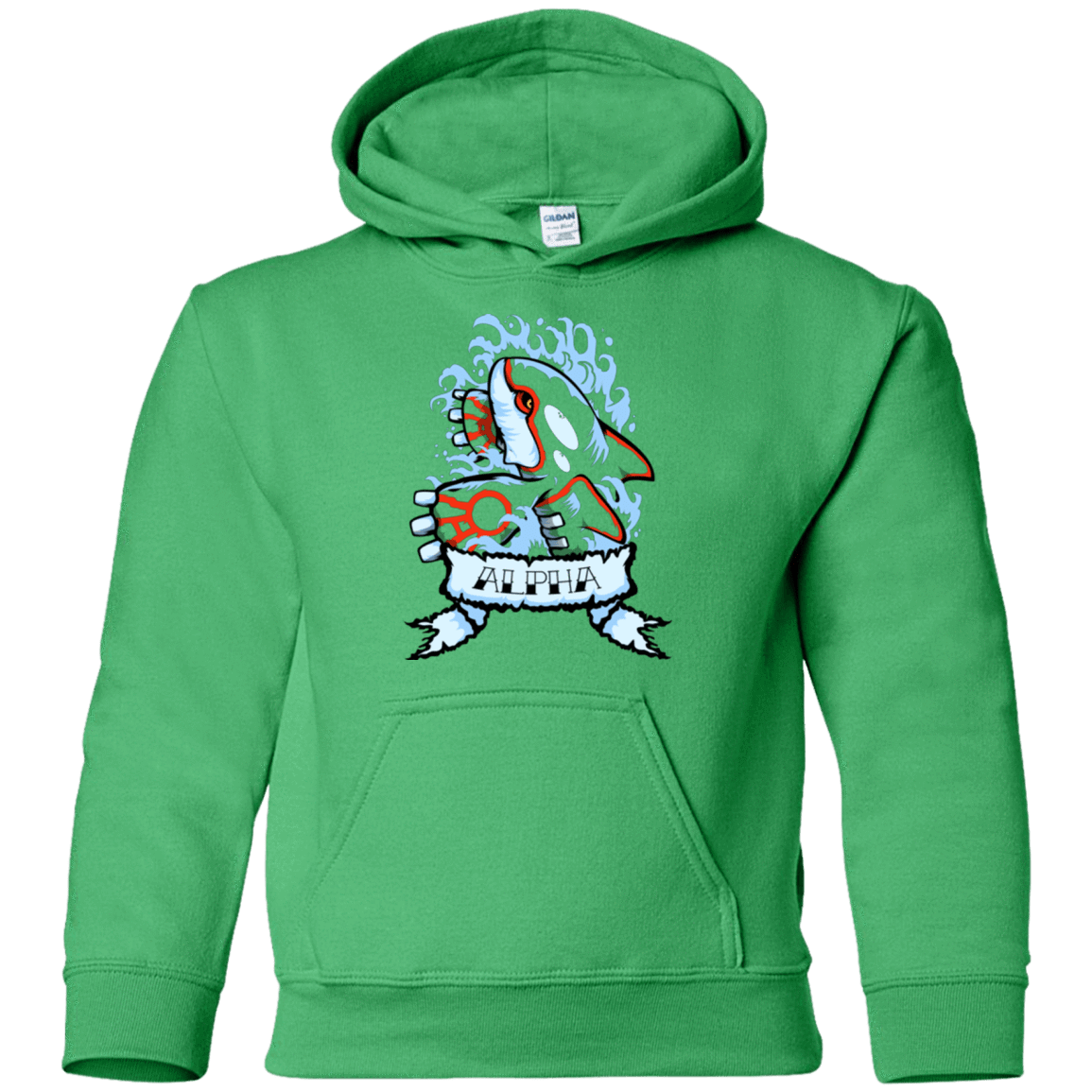 Sweatshirts Irish Green / YS Alpha Youth Hoodie