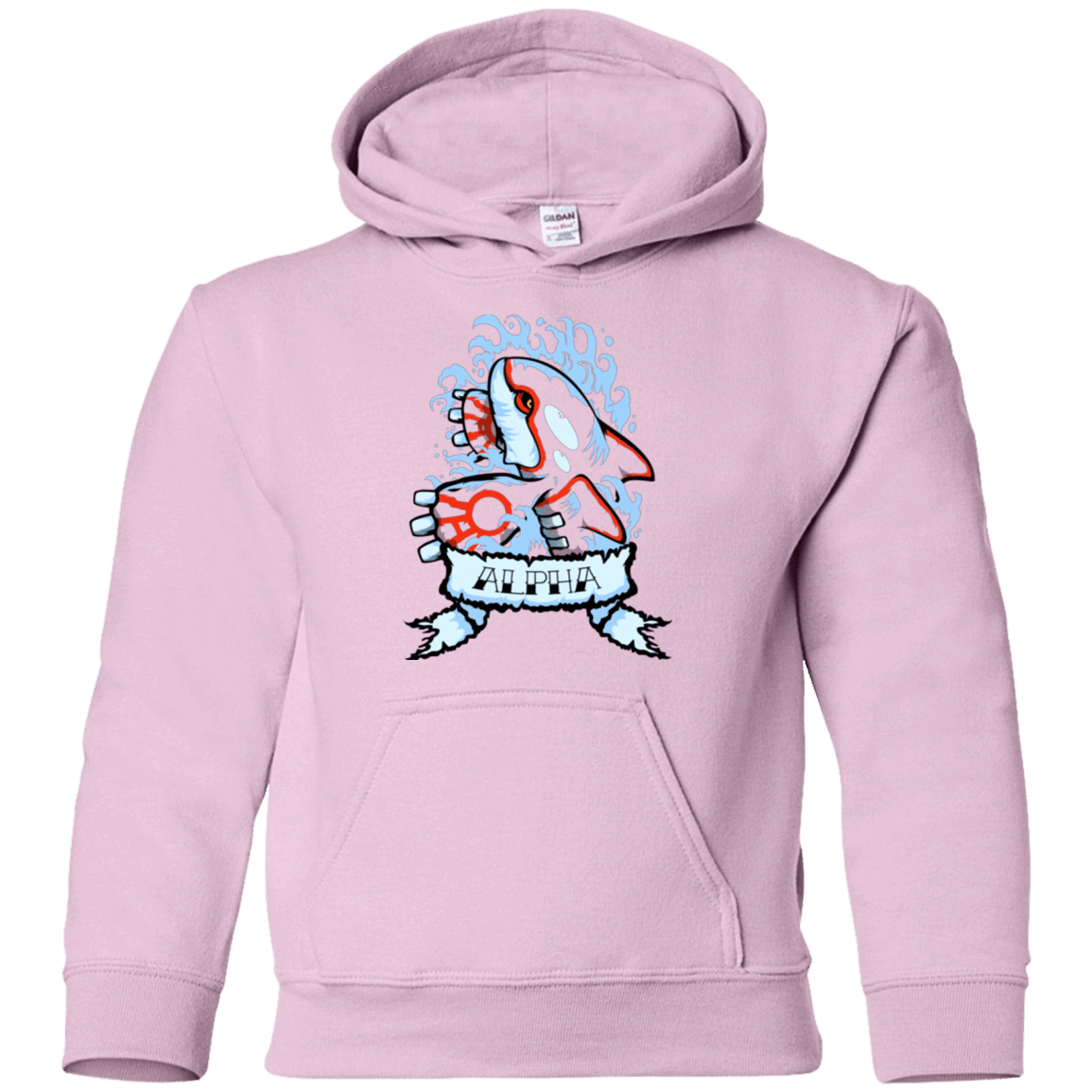 Sweatshirts Light Pink / YS Alpha Youth Hoodie