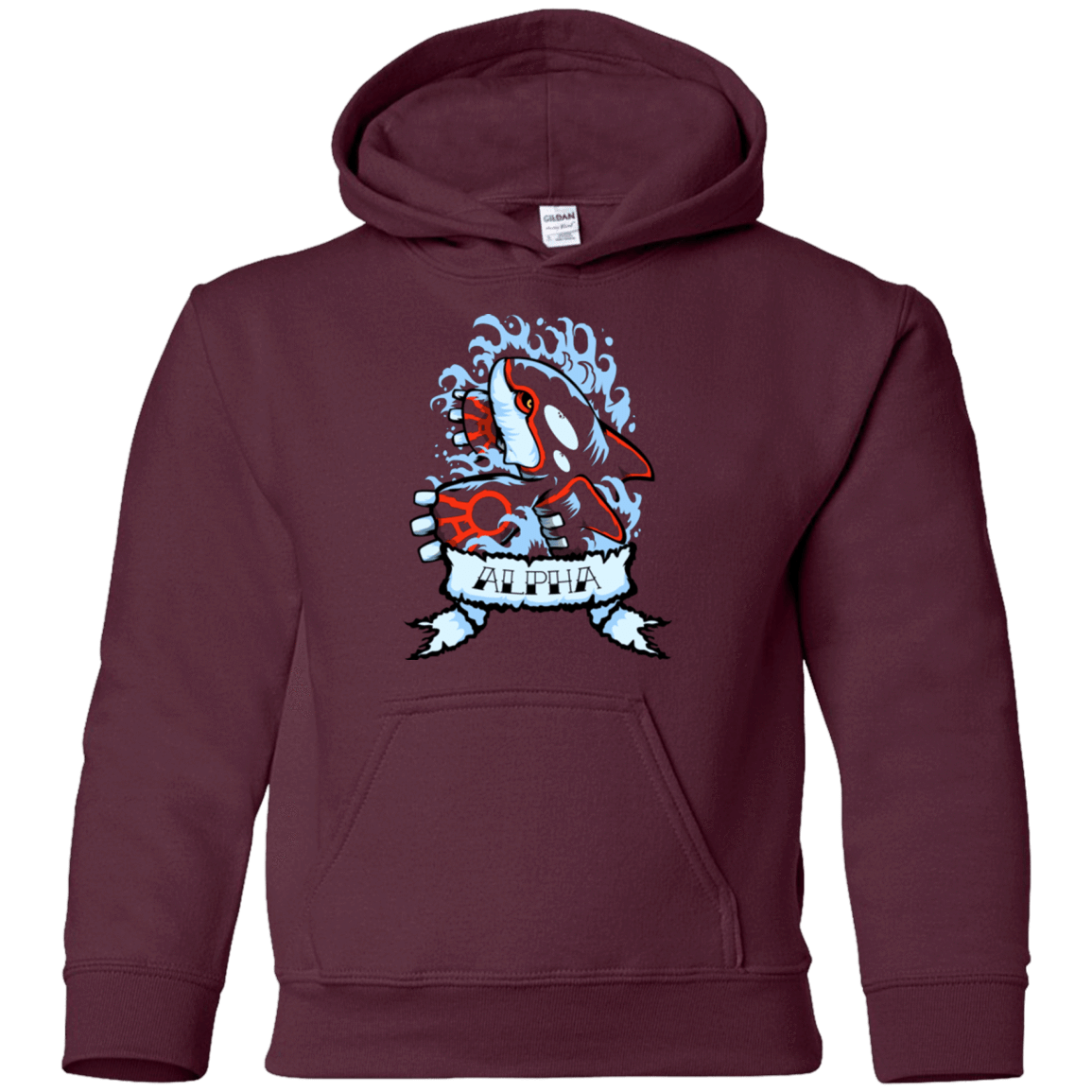 Sweatshirts Maroon / YS Alpha Youth Hoodie