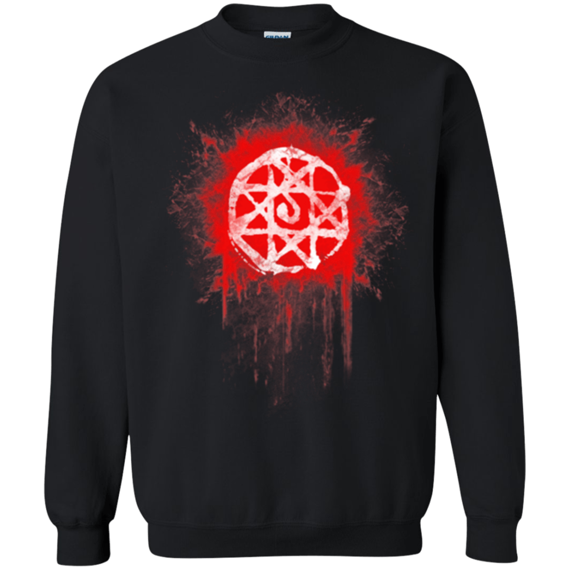 Sweatshirts Black / Small Alphonse Elric Blood Seal Crewneck Sweatshirt