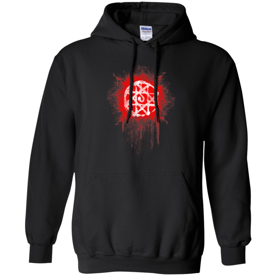 Sweatshirts Black / Small Alphonse Elric Blood Seal Pullover Hoodie