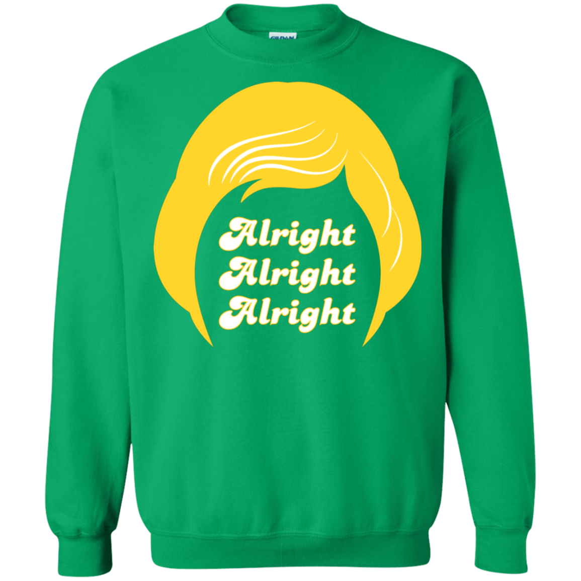 Sweatshirts Irish Green / S Alright Crewneck Sweatshirt
