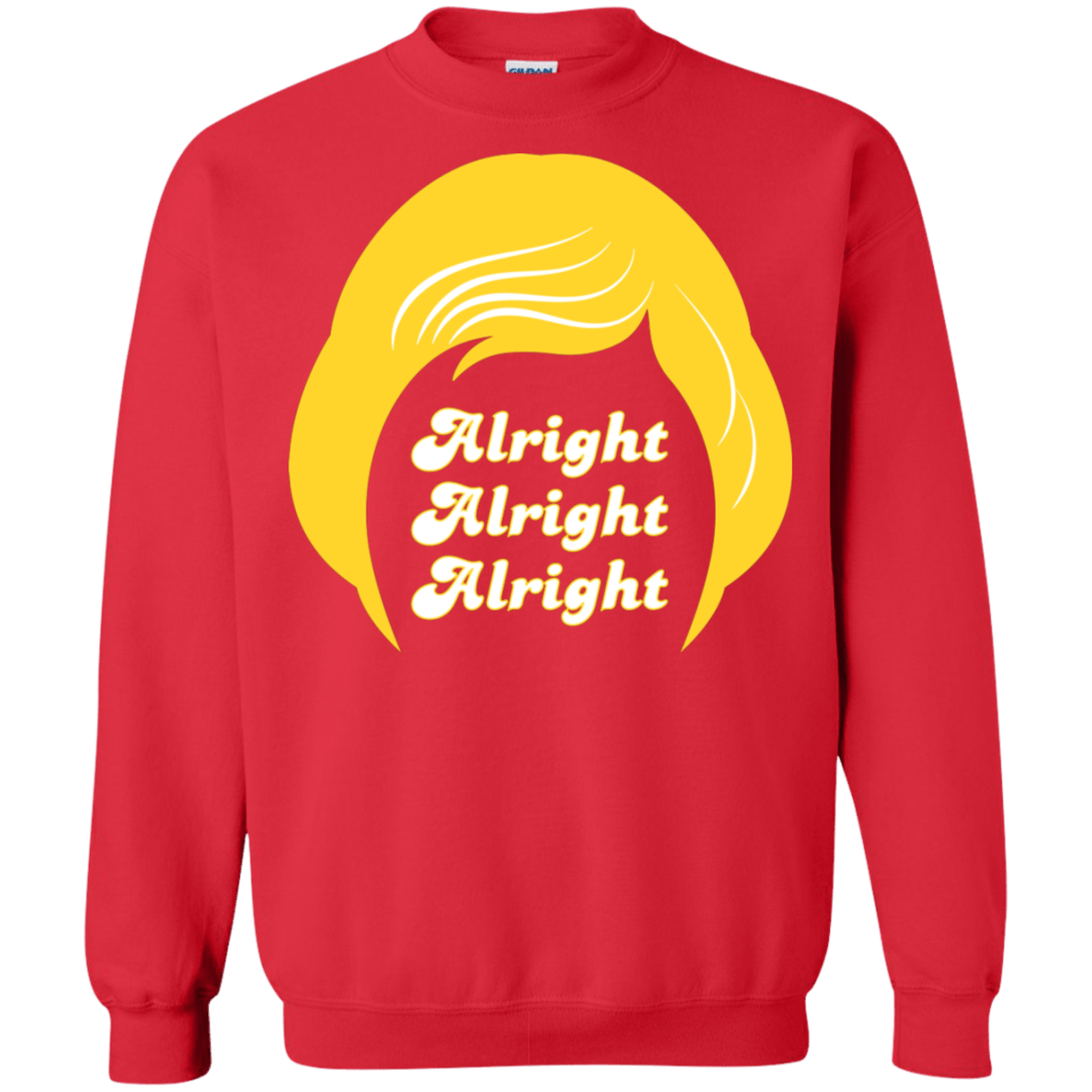 Sweatshirts Red / S Alright Crewneck Sweatshirt