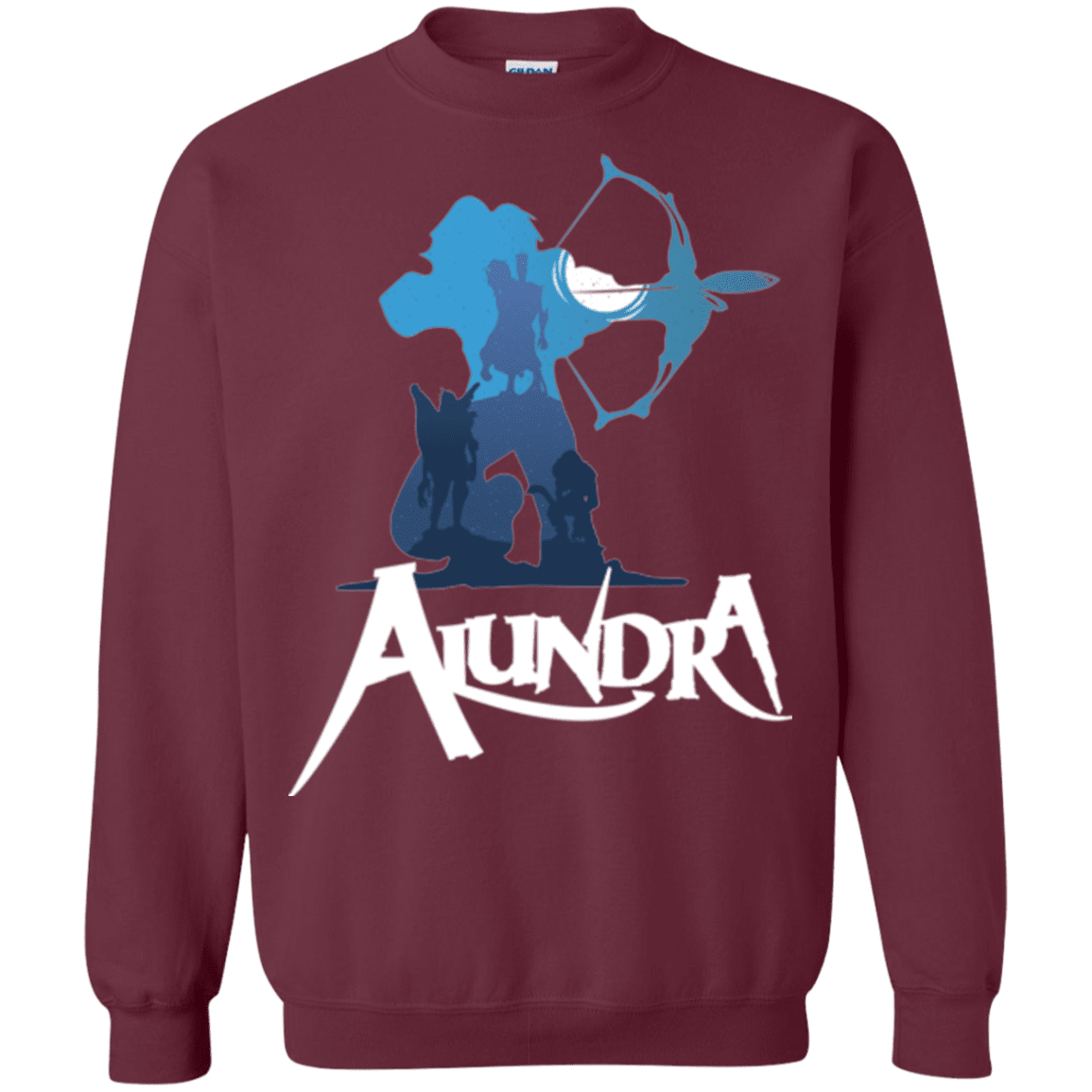 Sweatshirts Maroon / Small Alundra Crewneck Sweatshirt