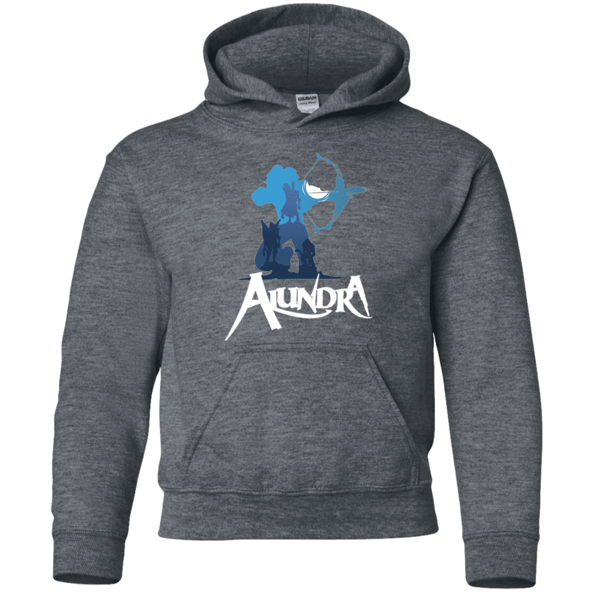 Sweatshirts Dark Heather / YS Alundra Youth Hoodie