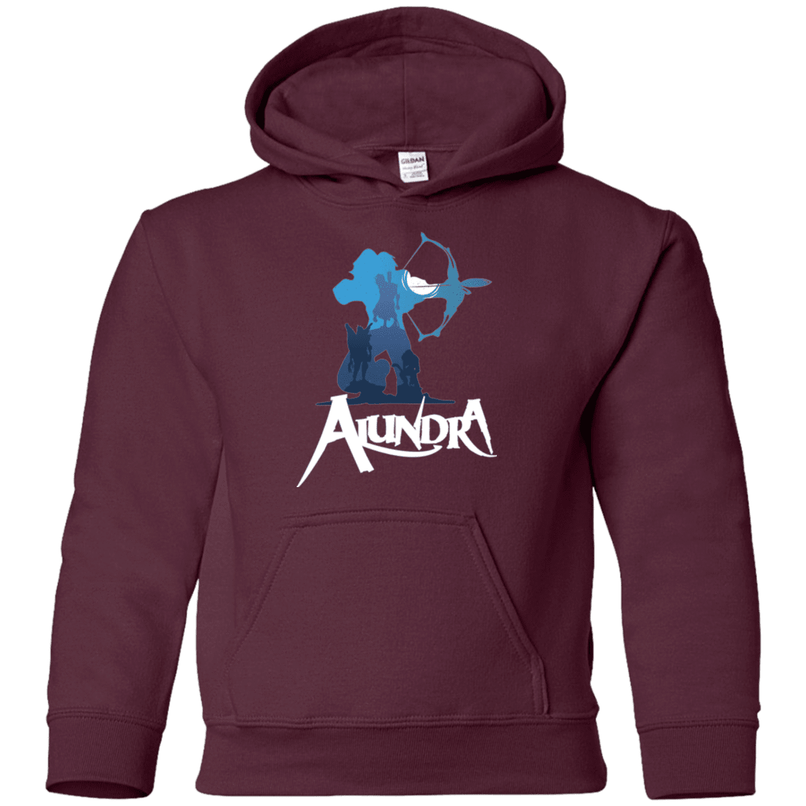 Sweatshirts Maroon / YS Alundra Youth Hoodie