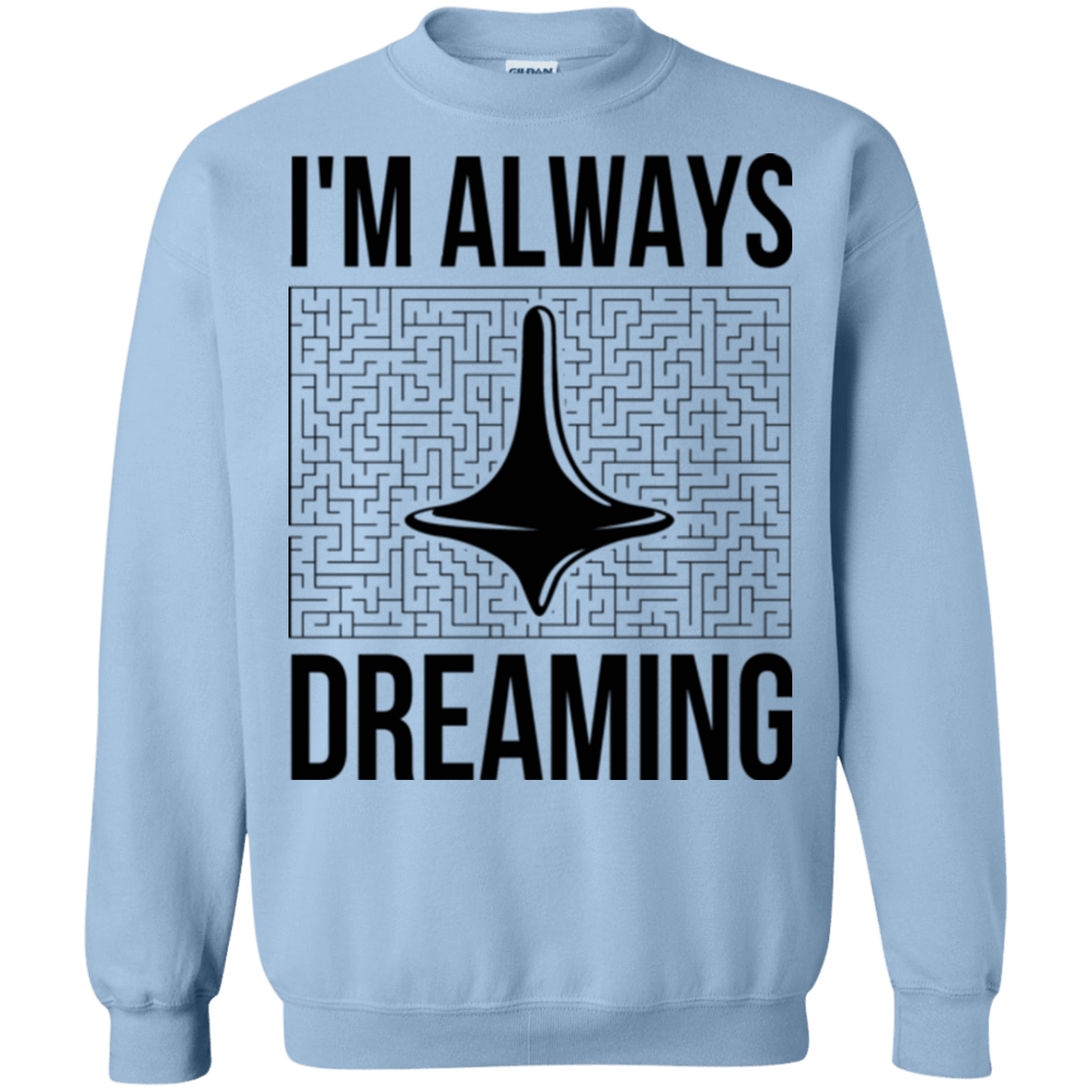 Sweatshirts Light Blue / Small Always dreaming Crewneck Sweatshirt