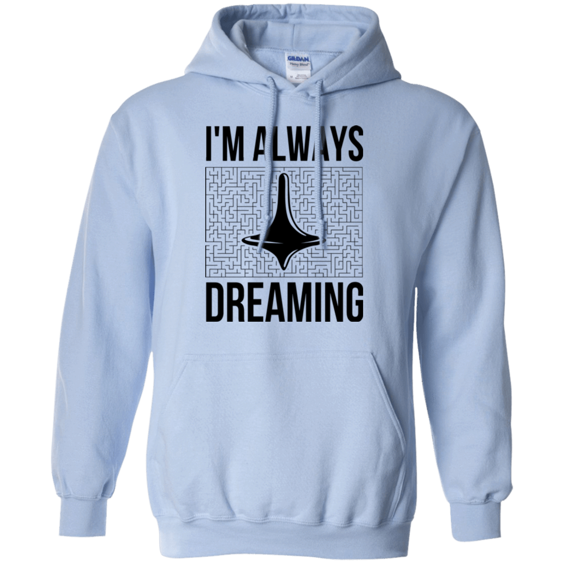 Sweatshirts Light Blue / Small Always dreaming Pullover Hoodie