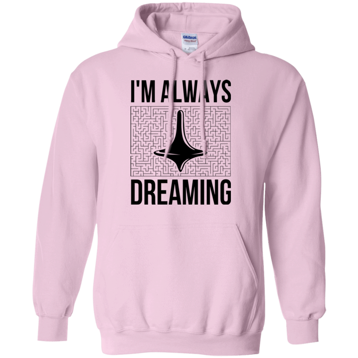 Sweatshirts Light Pink / Small Always dreaming Pullover Hoodie
