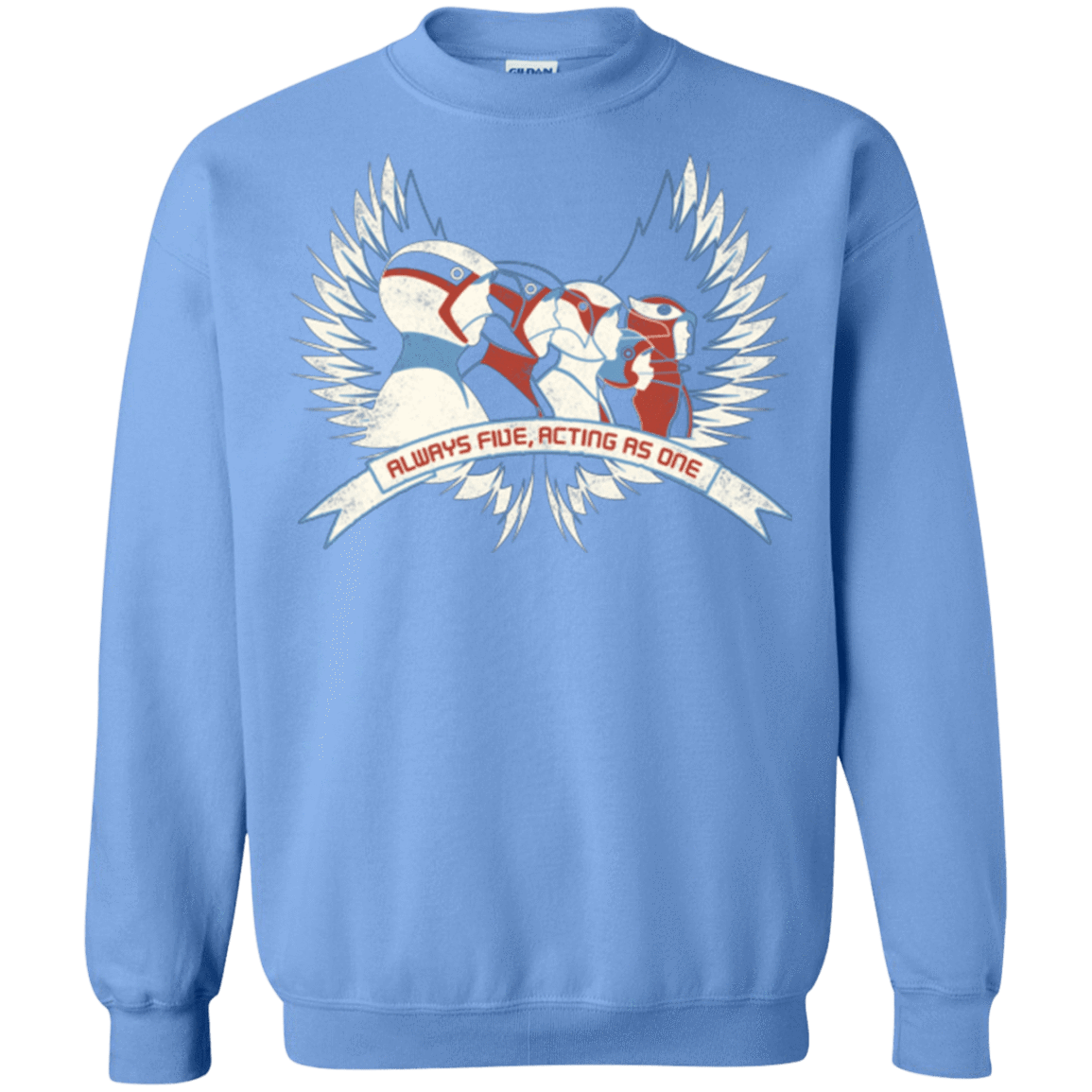 Sweatshirts Carolina Blue / Small Always Five Acting As One Crewneck Sweatshirt