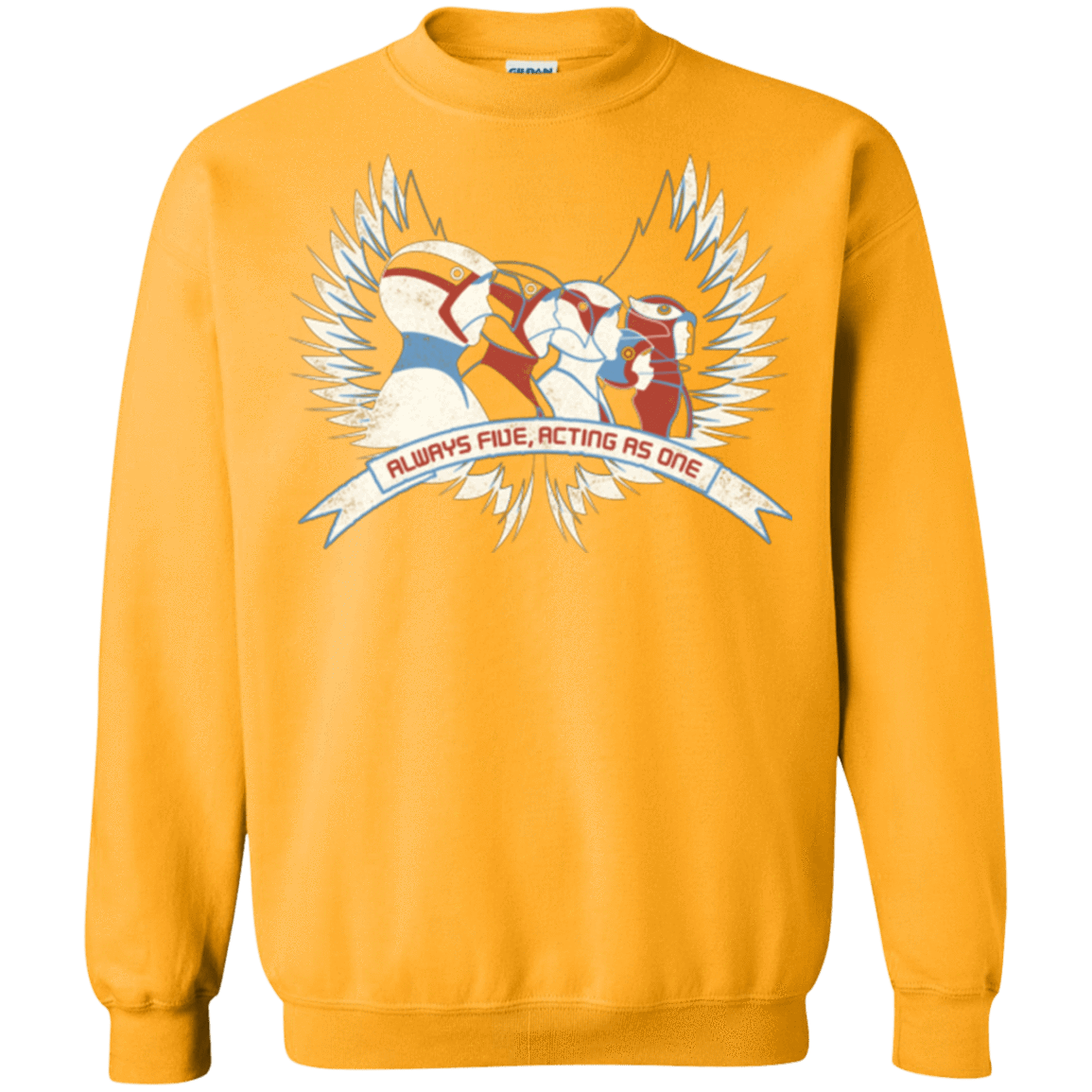 Sweatshirts Gold / Small Always Five Acting As One Crewneck Sweatshirt