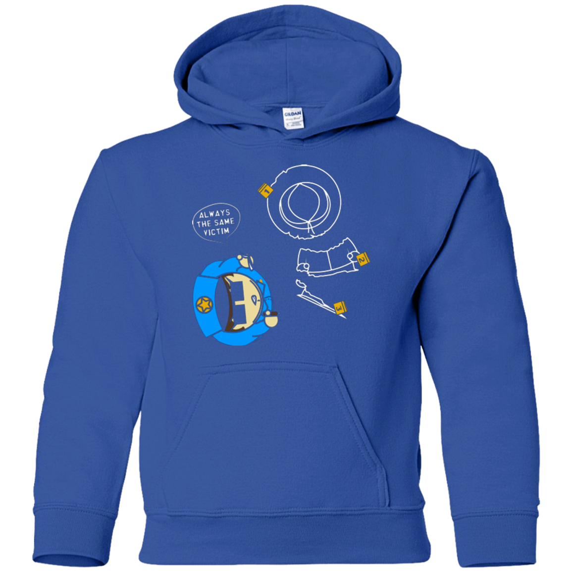 Sweatshirts Royal / YS ALWAYS THE SAME VICTIM Youth Hoodie