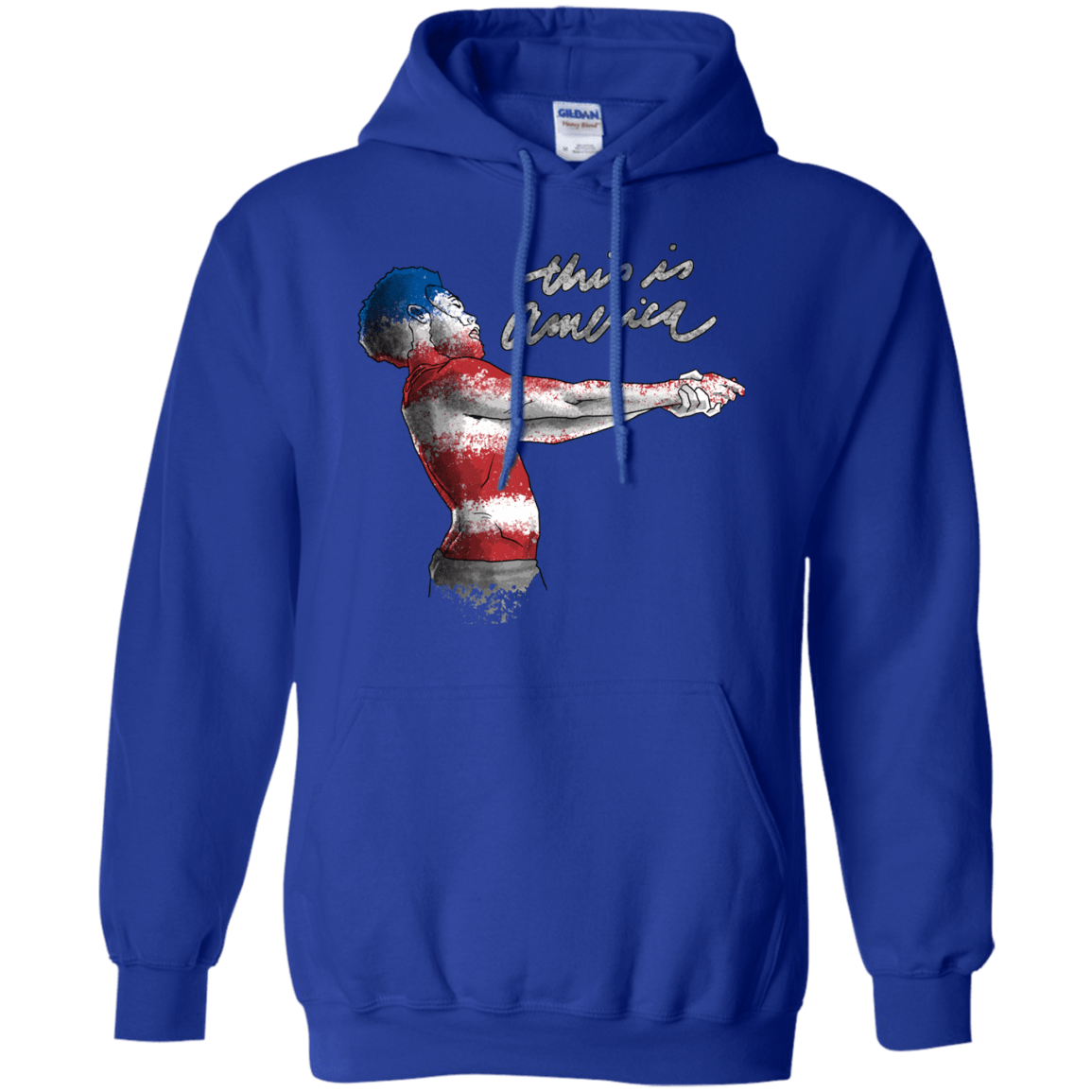 Sweatshirts Royal / S America Pullover Hoodie