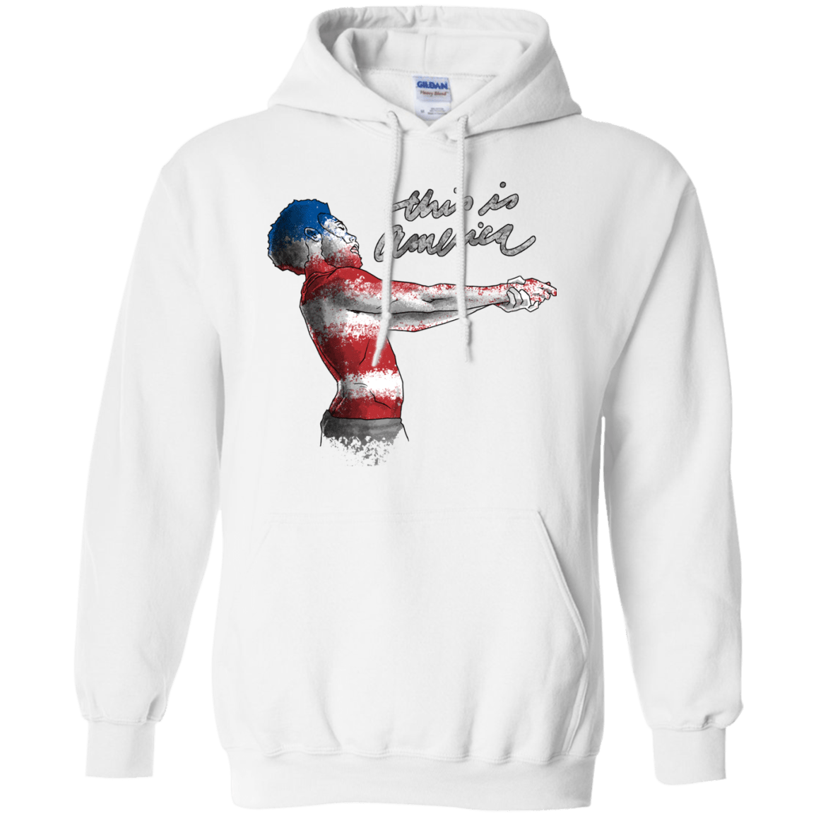 Sweatshirts White / S America Pullover Hoodie