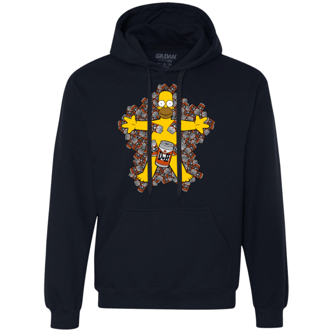 Sweatshirts Navy / Small American Duff Premium Fleece Hoodie