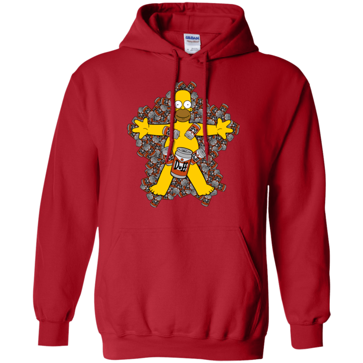 Sweatshirts Red / Small American Duff Pullover Hoodie