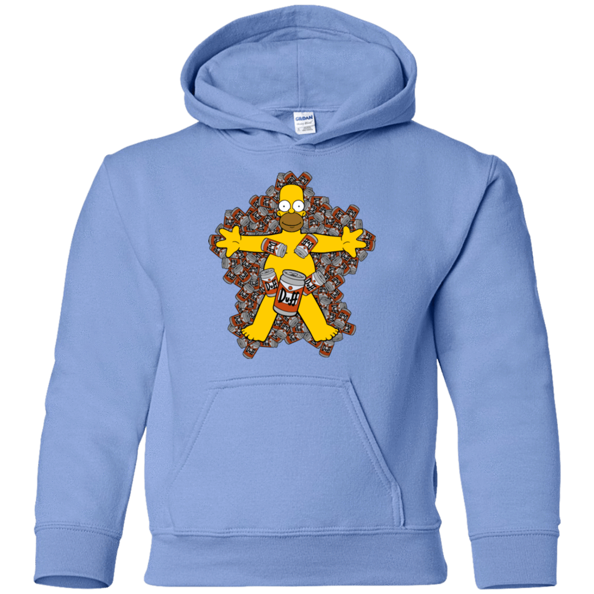 Sweatshirts Carolina Blue / YS American Duff Youth Hoodie
