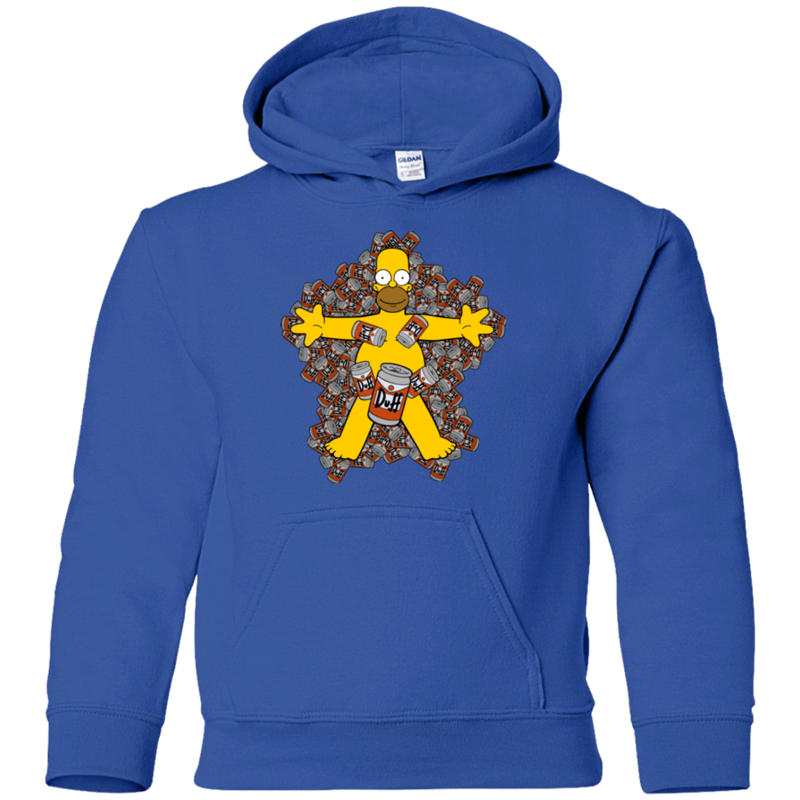 Sweatshirts Royal / YS American Duff Youth Hoodie