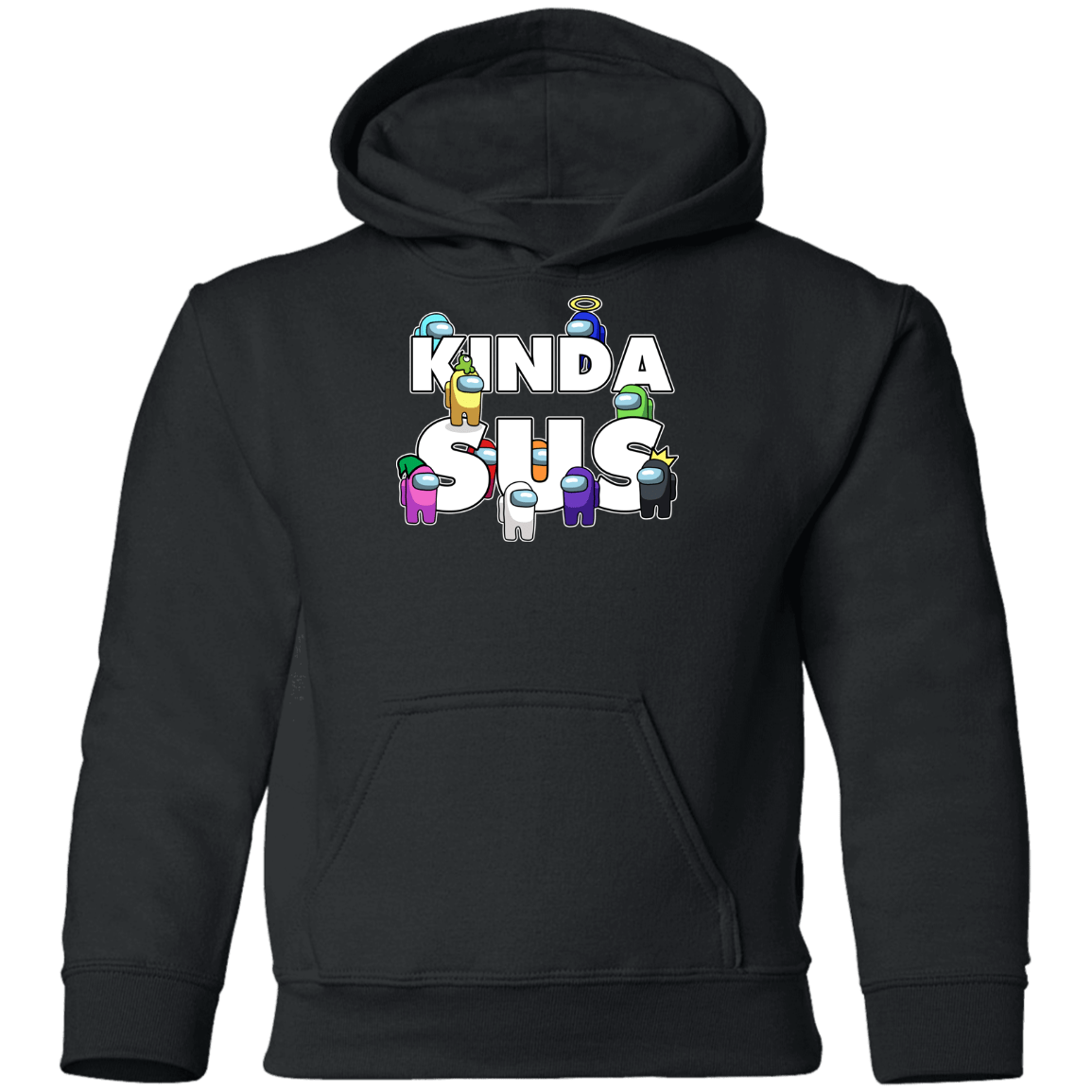 Sweatshirts Black / YS Among us Kinda Sus Youth Hoodie