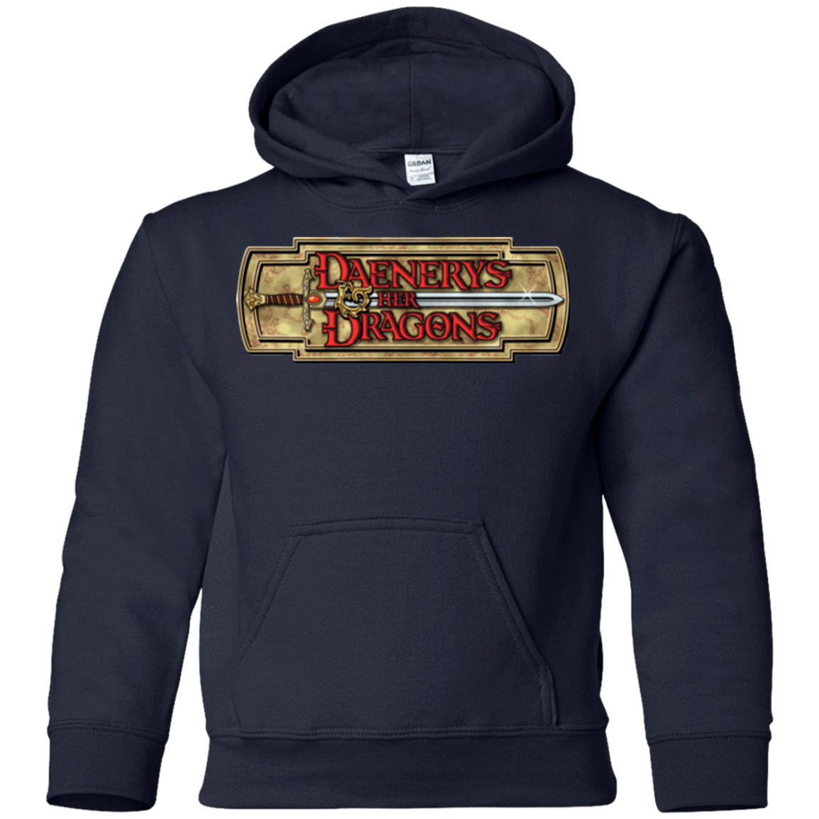 Sweatshirts Navy / YS An RPG of Thrones Youth Hoodie