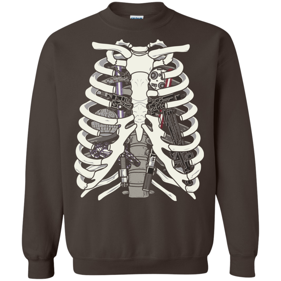 Sweatshirts Dark Chocolate / Small Anatomy of a Galaxy Far Away Crewneck Sweatshirt