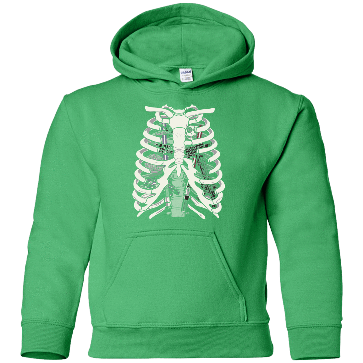 Sweatshirts Irish Green / YS Anatomy of a Galaxy Far Away Youth Hoodie